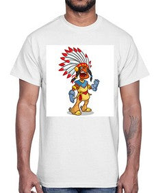 Thnksgvngindian 254#- cartoon general- Cotton Tee
