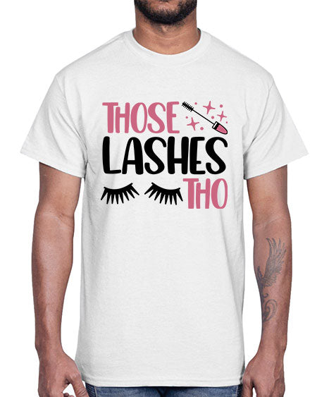 Those Lashes Tho Style 11#-makeup Cotton Tee