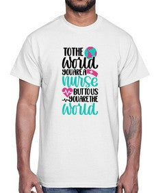 To The World You Style Style 1577#- nurse- Cotton Tee