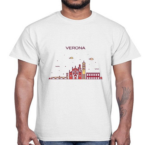 Verona 2071#- cities- Cotton Tee