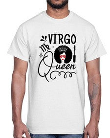 Virgo queen 541#- virgo- Cotton Tee