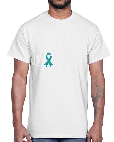 Warrior PTSD Awareness Teal Military 2#- PTSD- Cotton Tee