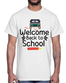 Welcome Back to School 996#- last day of school- Cotton Tee