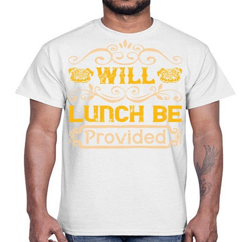 Will Lunch Be Provided Style 7#- dogs- Cotton Tee