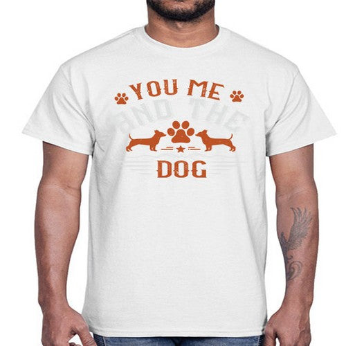 You Me And The Dogs Style 136#- dogs- Cotton Tee