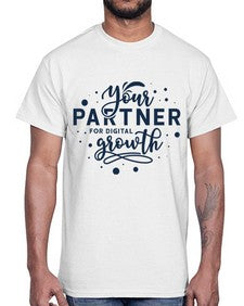 Your Partner for Digital Growth 1#- internet- Cotton Tee