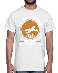 all i need is a passport  8#- airplane- Cotton Tee