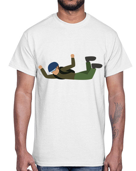 all in one 04#- parachute- Cotton Tee