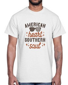 american heart southern soul 231#- western- Cotton Tee