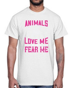 animals love me 27#- vegan- Cotton Tee