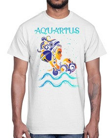 aquarius 13#- aquarius- Cotton Tee
