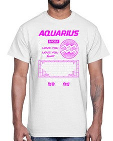 aquarius 86#- aquarius- Cotton Tee