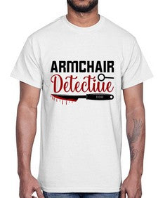 armchair detectiue 237#- true crime- Cotton Tee