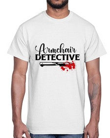 armchair detective 239#- true crime- Cotton Tee