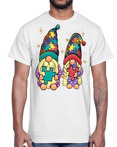 autism gnomes- autism- Cotton Tee