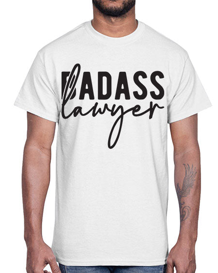 badass lawyer 585#- lawyer- Cotton Tee