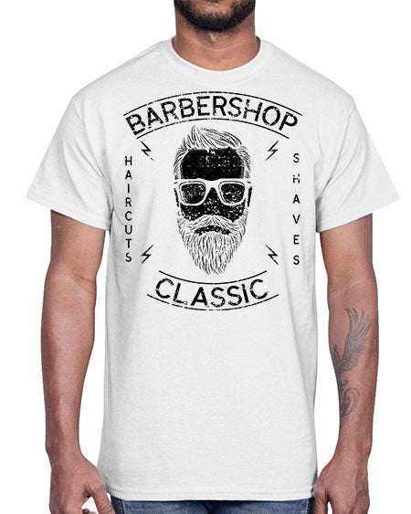 barber shop classic588#- barber- Cotton Tee