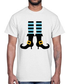 bluewitchlegs 47#- witch- Cotton Tee