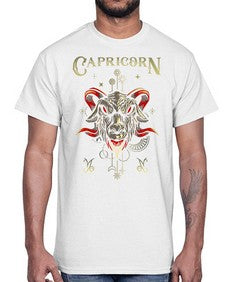 capricorn 15#- capricorn- Cotton Tee