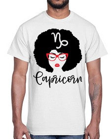 capricorn 199#- capricorn- Cotton Tee