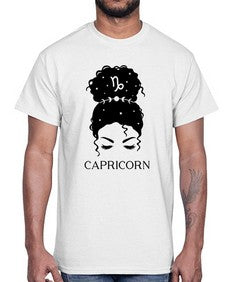 capricorn 204#- capricorn- Cotton Tee