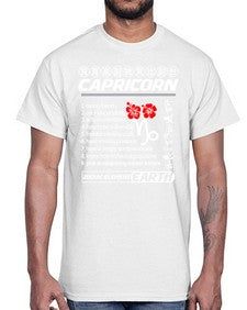 capricorn 207#- capricorn- Cotton Tee