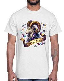capricorn 209#- capricorn- Cotton Tee