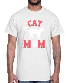 cat mom Style 35#- cats- Cotton Tee