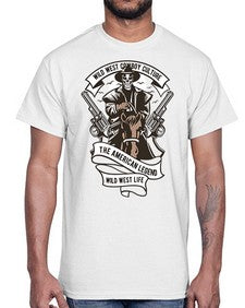 cowboy 351#- western- Cotton Tee