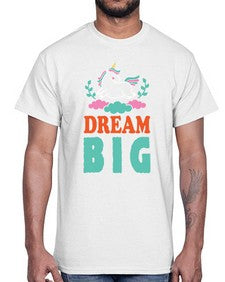 dream big 102#- unicorn- Cotton Tee