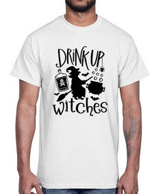 drink up witches 41#- witch- Cotton Tee