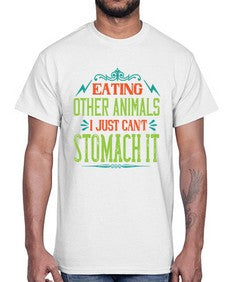 eating other animals 161#- vegan- Cotton Tee