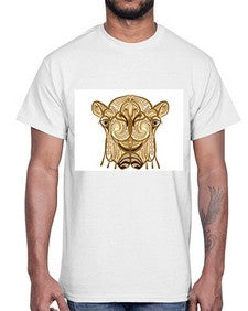 ethnic camel 419#- mandala- Cotton Tee