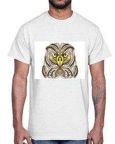 ethnic eagle 421#- mandala- Cotton Tee