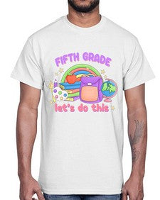 fifth Grade Lets Do This 76#- fifth grade- Cotton Tee