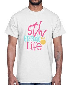 fifth grade life design 79#- fifth grade- Cotton Tee