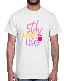 fifth grade life design 80#- fifth grade- Cotton Tee