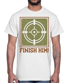 finish him 82#- video games- Cotton Tee