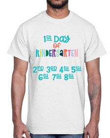 first Day of Kindergarten 104#- kindergarten- Cotton Tee