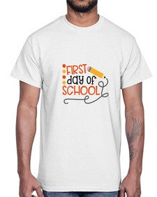 first day of school 113#- first grade- Cotton Tee