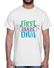 first grade divaa 129#- first grade- Cotton Tee