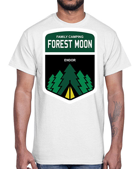 forest moon 8#- moon- Cotton Tee