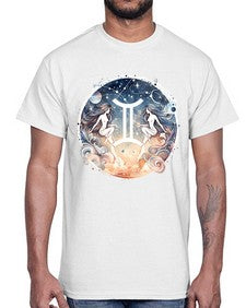 gemini 247#- gemini- Cotton Tee