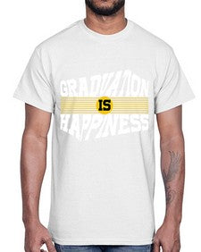 graduation is happiness 223#- graduation- Cotton Tee