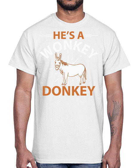 he’s a wonky donkey Style 4#- donkey- Cotton Tee