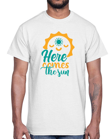 here comes the sun Style 96#- summer- Cotton Tee