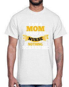 i am amom and a nurse 854#- nurse- Cotton Tee