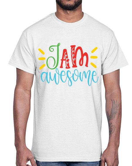 i am awesome Style 18#- autism- Cotton Tee
