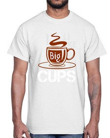 i like big cup 224#- cooking- Cotton Tee