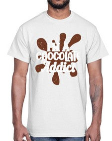 im a chocolate addict 272#- chocolate- Cotton Tee